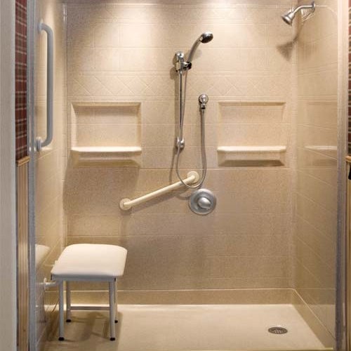 Roll in best sale showers for disabled